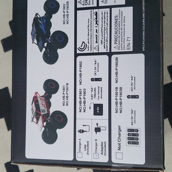 Blue Rock Crawler 1:18 Scale 4WD Rally Car 2.4GHz Radio Control RC Hobby Toy New - Picture 9 of 13